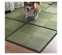 HMTBQT Alfombra Tatami Japonesa Igusa Tapete de Juegos Colchón Futón para Suelo(Green,195x325cm)