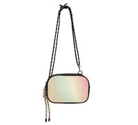 HMZXZ Bolso cruzado con diseño abstracto de azúcar rosa y amarillo, bolso pequeño con correa ajustable, RainbowFanny Pack Sling Mochila Hobo para mujeres y hombres, viajes y trabajo