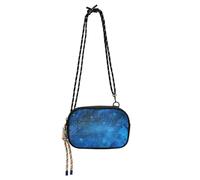 HMZXZ Bolso cruzado Sugar Magic Universe Stars, bolso pequeño con correa ajustable, color azul galaxia, mochila hobo para mujeres y hombres, viajes, trabajo
