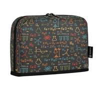 HMZXZ Estuche para lápices de pie con educación química, gran capacidad para niños y niñas, bolsa multicapa para bolígrafos, organizador de papelería, educar para la escuela y la oficina