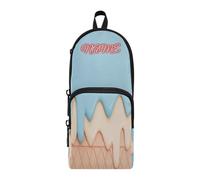 HMZXZ Estuche personalizado para galletas de helado, estuche para lápices para niñas y niños, bolsa organizadora de papelería personalizada para la escuela y bolígrafos de menta y vainilla