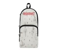 HMZXZ Estuche personalizado para lápices de astronomía, estuche para lápices para niñas y niños, bolsa organizadora de artículos de papelería para la escuela