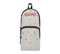 HMZXZ Estuche personalizado para lápices, perejil, dientes de ajo, bolsa para lápices para niñas y niños, bolígrafo de chile picante personalizado y organizador de artículos de papelería para la