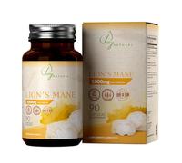 HN Melena de Leon, 90 Cápsulas Lions Mane, 1000mg Mushroom | Melena de León 1000mg | Extracto de Hongos de Alta Potencia | Sin OGM, Gluten, Lácteos y Alérgenos | Fabricado en el RU