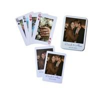 HNARPSLX 5 cartas de juego personalizadas, cartas personalizadas con fotos, baraja de cartas personalizada, álbumes de fotos memorables, cartas de póquer de boda, personalizadas para parejas