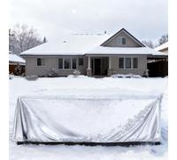 HNBFKD Sofa Funda para Muebles de Jardín 365x100x95cm/LxWxH Cubierta seccional Sofá Rectangular Cubierta for Patio, Lluvia, Nieve, a Prueba de Viento, Anti-UV - Plata