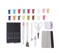 HNBGNNMRO Kit de herramientas para la máquina Maker 3 y Explore Air 2, herramientas para deshojar vinilo con almohadilla de corte, adaptador para bolígrafo, marcadores de línea y kit