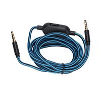 HNBGNNMRO Reemplazo del cable de audio de los auriculares con control de volumen y función de silencio, compatible con Astro A10, A30, A40 y A50; cable trenzado de 3,5 mm para auriculares, (Modelo B)