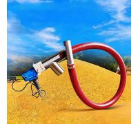 HNBYLMM Grain Pumping Machine Grain Granule Conveyor Auger Screw Conveyor Small Hose Grain Conveyor Suitable for Various Small Particles of Cement, Grain, Fertilizer, Gravel, 100-200 KG/Min 1.5M