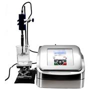 HNBYLMM Handheld Homogenizer Lab Digital Ultrasonic Homogenizer High Speed Disperser Emulsifier Cell Disruptor Mixer 1-600ML Capacity Titanium Alloy Probe, for Industrial Aviation Pharmaceutical 6mm