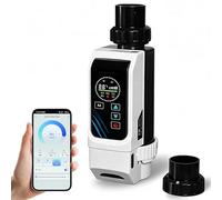 HNBYLMM Smart Saltwater Pool Chlorinator System, Up to 42,000 Gallons Pool, Salt Chlorine Generator with App Control, Titanium Cell Self-Cleaning, for Above & In-Ground Pools, IPX4 26000Gal