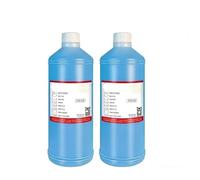 Hncgwgbs Boquilla for Impresora de Botella Azul de 500ML, Potente solución de Limpieza. Compatible con HP802 s3180 803, Todas Las Series de impresoras(1000ml 2 Bottle)