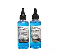 Hncgwgbs Solución de Limpieza de boquillas for impresoras de inyección de Tinta, Compatible con HP802 s3180 803, Todas Las Series de impresoras(100ML 2 Bottle)