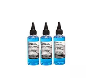 Hncgwgbs Solución de Limpieza de boquillas for impresoras de inyección de Tinta, Compatible con HP802 s3180 803, Todas Las Series de impresoras(100ML 3 Bottle)