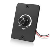HNCY Interruptor Regulador de Luz, Dimmer LED 12V, Regulador intensidad LED Través de la Perilla para Ajustar el Brillo Adecuado, para Tiras de luces, para acampadas, barcos, camiones, caravanas