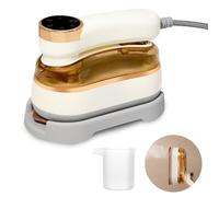 HNCY Mini Plancha de Vapor, 1200W Plancha de Viaje, Planchas de vapor Manual Portátil, 20 Segundos Calentamiento Giratoria de 180°, Seco y HúMedo Para El Hogar, La Oficina, Los Viajes, Blanco