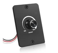 HNCY Regulador Intensidad LED DC 12V 5A PWM Dimmer Compatible con LED, incandescentes, halógenas etc, Interruptor Regulador de Luz Regulación de luz sin escalas, Fácil de instalar