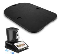 HNCY Tabla Deslizante para Thermomix TM7, Madera Base deslizante para Thermomix TM7, con Ruedas Silenciosas y Pies Antideslizantes, Fácil de Mover, Protege la Balanza, Resistente y Fácil de Limpiar