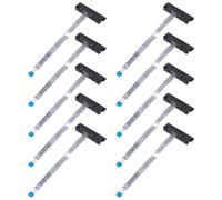 Hndhbfgrt 10X Cable de Disco Duro para Computadora Portátil Cable Sata Hdd Ffc Conector de Cable de Disco Duro SSD para 15 Ab Pavilion