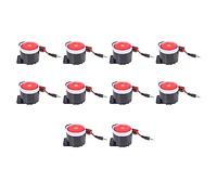 Hndhbfgrt 10X Mini Sirena con Cable para de Alarma de Seguridad de Casa Sirena de Bocina 120DB 12V