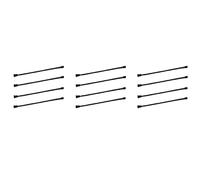 Hndhbfgrt 12 Piezas PWM Extensión del Ventilador Cable de Alimentación Conector Caso Macho una Hembra Cables Extensibles para Ventilador de / 3 Pines