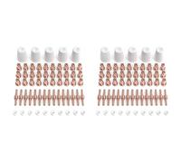 Hndhbfgrt 120 Piezas de Consumibles de Corte Por Plasma para Cut40 50 Linterna con Cortador de Plasma PT31 LG40