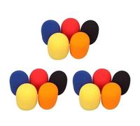 Hndhbfgrt 15 Piezas de Color Sólido No Desechable Cubierta de Polvo de Micrófono Cubierta de Micrófono Gruesa Cubierta de Escape de Micrófono para KTV