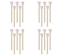 Hndhbfgrt 20 Piezas Estacas de Plantas de Electrocultivo Estacas Largas de Cobre para Plantas de Jardín Antenas de Bobina de Cobre de Electrocultivo para Jardín en Crecimiento