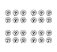 Hndhbfgrt 24pcs -16B 5/8-Pulgada Que Lleva la Unidad de Transferencia del Transportador del Reborde de la Bola del Rodillo de Acero