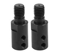 Hndhbfgrt 2Pcs M10 8 mm Adaptador de Taladro de Eje de Dc Motor para Conector de Junta de Acoplamiento de Conexión de Hoja de Accesorios de Herramientas de Manguito de Acoplamiento