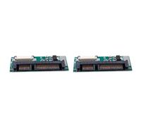 Hndhbfgrt 2piezas 1,8 Pulgada ZIF CECE SSD HD 7 + 15 Pin Convertidor de Adaptador de SATA W Cable FFC