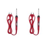 Hndhbfgrt 2X 220V 80W Lcd Soldador Eléctrico 908S Soldador de Temperatura Ajustable con Puntas Y Kits de Soldador de Calidad Enchufe Eu