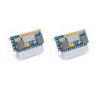 Hndhbfgrt 2X 450W 24Pin 12V DC Entrada 450W Salida Realan Mini ITX PSU DC ATX PC Switch DC-DC ATX Fuente de Alimentación para Computadora