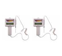 Hndhbfgrt 2X Agua PH Probador de Calidad de la Piscina Spa Medidor Análisis Medición Monitor Detector Comprobación Kit