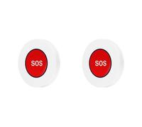 Hndhbfgrt 2X Alarma con Sensor de Botón SOS Tuya ZigBee, Inalámbrica, para Emergencias, para Niños Mayores y Control Remoto Tuya Smart Life.