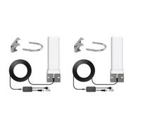 Hndhbfgrt 2X Antena de TV Digital para Exteriores Antena de TV con Amplificador ATSC Digital de Alta Definición para Exteriores Smart TV 4K 1080P