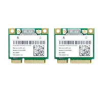 Hndhbfgrt 2X AX200 AX3000HMW Tarjeta de Red Mini PCI-e WiFi 6 Adaptador Inalámbrico 2.4G/5G Bluetooth 5.1 Tarjeta WiFi 802.11AX para Win10