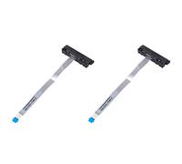 Hndhbfgrt 2X Cable de Disco Duro para Computadora Portátil Cable Sata HDD Ffc Conector de Cable de Disco Duro SSD para 15 Ab Pavilion