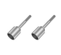 Hndhbfgrt 2X Destornillador de Varilla de SDS-Max, Destornillador de Broca de Acero de Servicio Pesado de 45 Mm, para Varillas de Puesta A de Martillo Rotatorio (1,77 Pulg.)