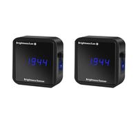 Hndhbfgrt 2X Detector de Brillo del Sensor de Luz Tuya ZigBee con Pantalla de Detección de Temperatura y Humedad Vínculo de Seguridad para el Hogar Inteligente