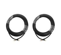 Hndhbfgrt 2X Extensión de Antena WiFi SMA 10M SMA Macho Una SMA Hembra de Baja Pérdida RG58 Cable Coaxial Patch Lead Coax