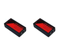 Hndhbfgrt 2X Extensor PoE de 2 Puertos 100Mbps con EstáNdar IEEE 802.3Af para Cámara IP NVR Ap IP Voice PoE Extend 100 Metros para Rango PoE
