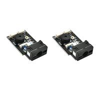 Hndhbfgrt 2X GM65 1D 2D Escáner de Código de Barras USB UART PDF417 Lector de Código de Barras Módulo de Código QR para Autobús Supermercado Hospital