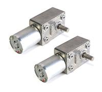 Hndhbfgrt 2X GW370 12V 6Rpm Motorreductor Reversible de Gusano Alto Torque Turbo DC Motor 35A