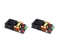 Hndhbfgrt 2X HIFI IRS2092 1000W Placa Amplificadora de Potencia de Subwoofer de Etapa Digital Clase D Monocanal con Relé de ProteccióN de Altavoz-A