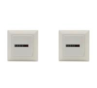 Hndhbfgrt 2X HM-1 Temporizador Cuadrado Digital con Calibre 0-99999,99, 0,3 W, CA 220-240 V/50 Hz, Contador de Horas,