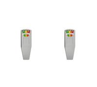 Hndhbfgrt 2X K2 Digital Electromagnetic Field Radiation Tester Handheld 5 LED Gauss EMF Meter para Personal Safety