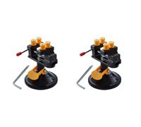 Hndhbfgrt 2X Mini Abrazadera de Tornillo de Mesa PortáTil para Trabajo PequeñO Hobby Jewelry Diy Craft Repair Tool Mesa de Trabajo Bench Vise Tool Vice