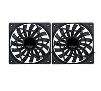 Hndhbfgrt 2X Mute 120mm 12cm PWM Ventilador de Refrigeración Delgado 12mm, 120X120X12mm DC 12V 0.25A 1400RPM Ordenador PC Carcasa Chasis Enfriador Silencioso