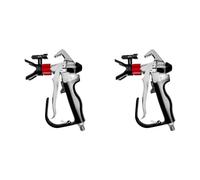 Hndhbfgrt 2X Pulverizador de Pintura Sin Aire de Alta Presión 3550 PSI, Protector de Boquilla, Puntas de Pulverizador Reversibles 517 para Accesorios de Piezas de Pulverizador de Bomba